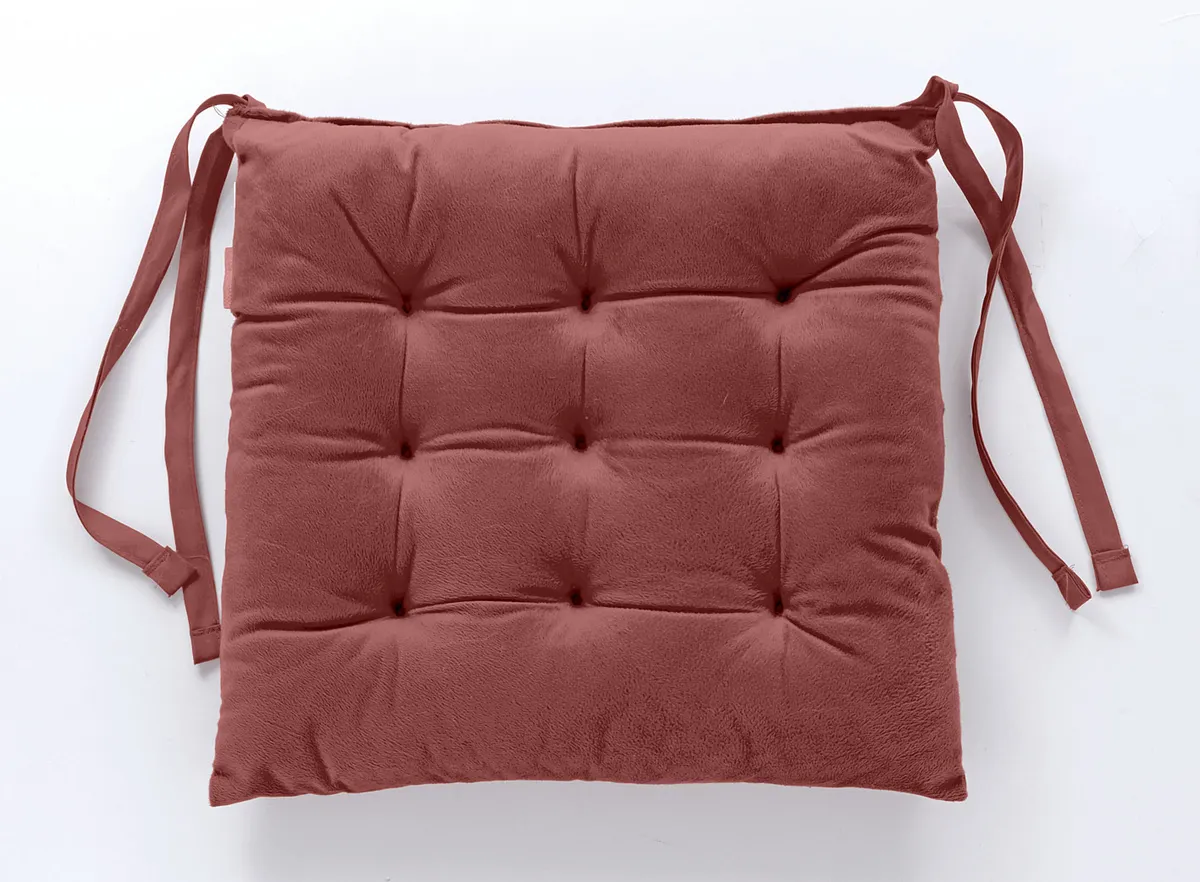 Futton Hedrons Veludo Cristal 40x40 – Marsala