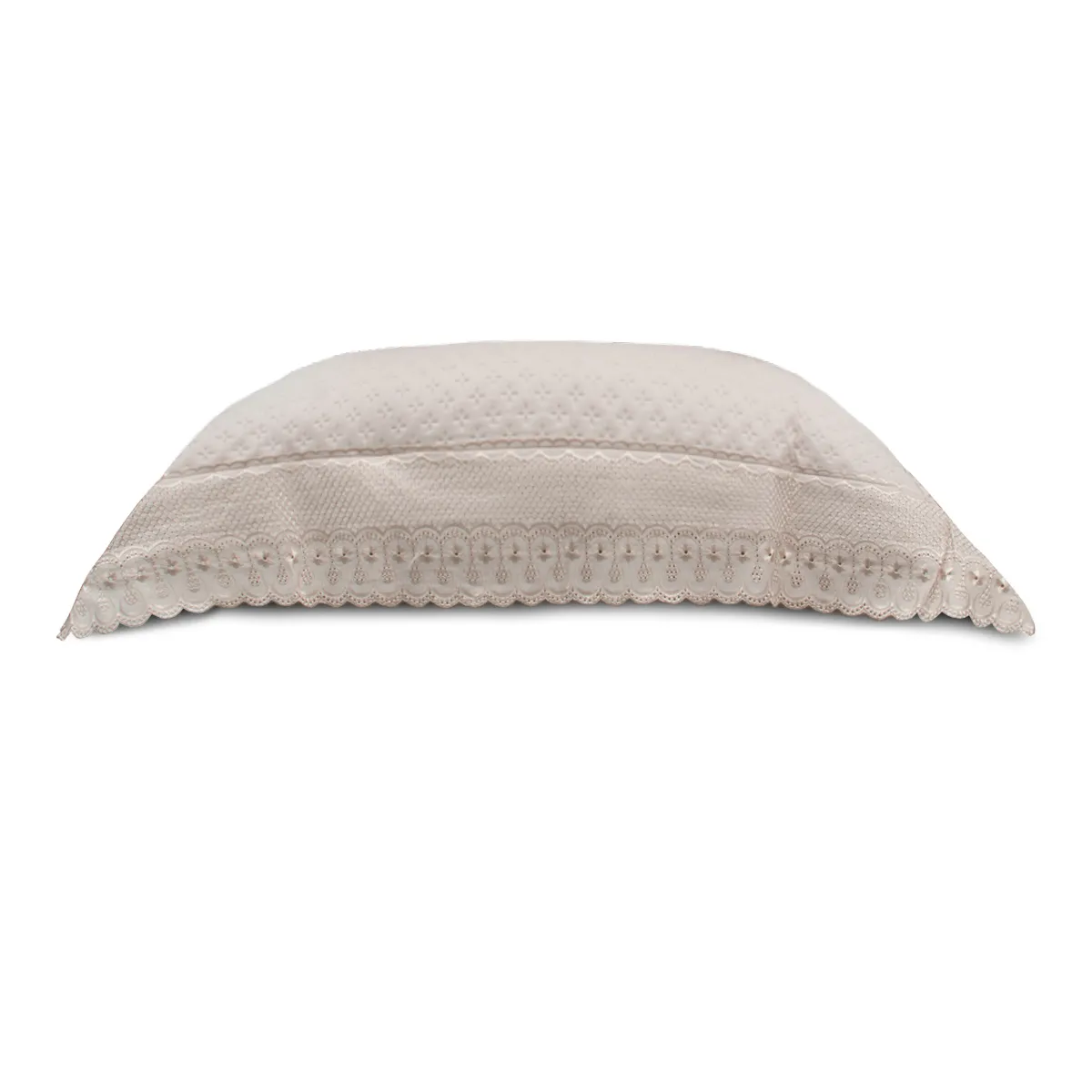 Porta Travesseiro Avulso com Renda Bordare Premium Appel Home – Rosa Secrets