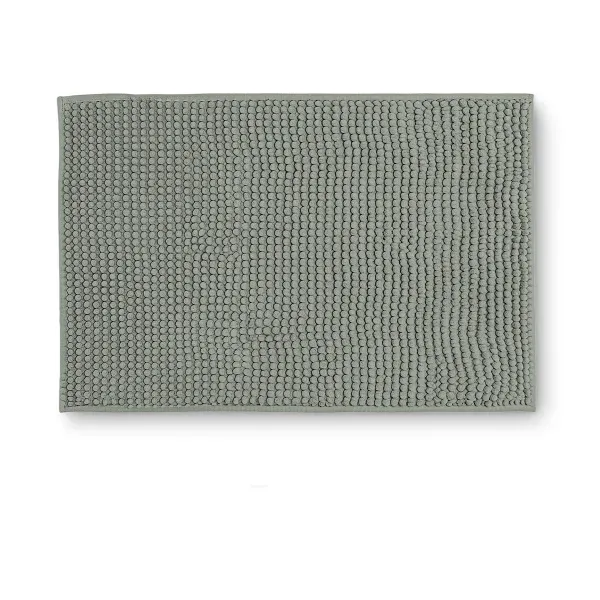 Tapete Antiderrapante Banheiro Popcorn Appel Home Microfibra 40cm x 60cm – Prata