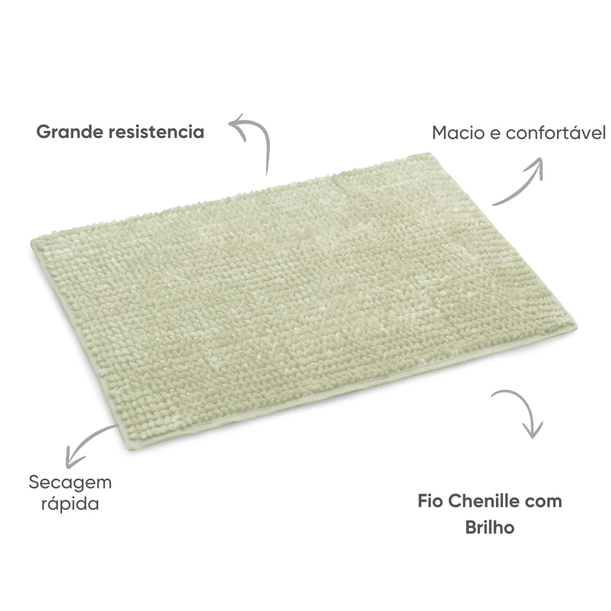 Tapete Passadeira Antiderrapante Popglow Appel Home – 50×100 cm – Trigo, foto 3