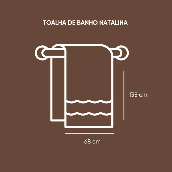Toalha de Banho Appel Home Natalina Barra Jacquard – 91% Algodão 68cm x 1,35m – Natal Verde, foto 5