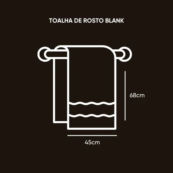 Toalha de Rosto Appel Home Blank Felpuda Extra Macia – 100% Algodão 45cm x 68cm – Branco, foto 4