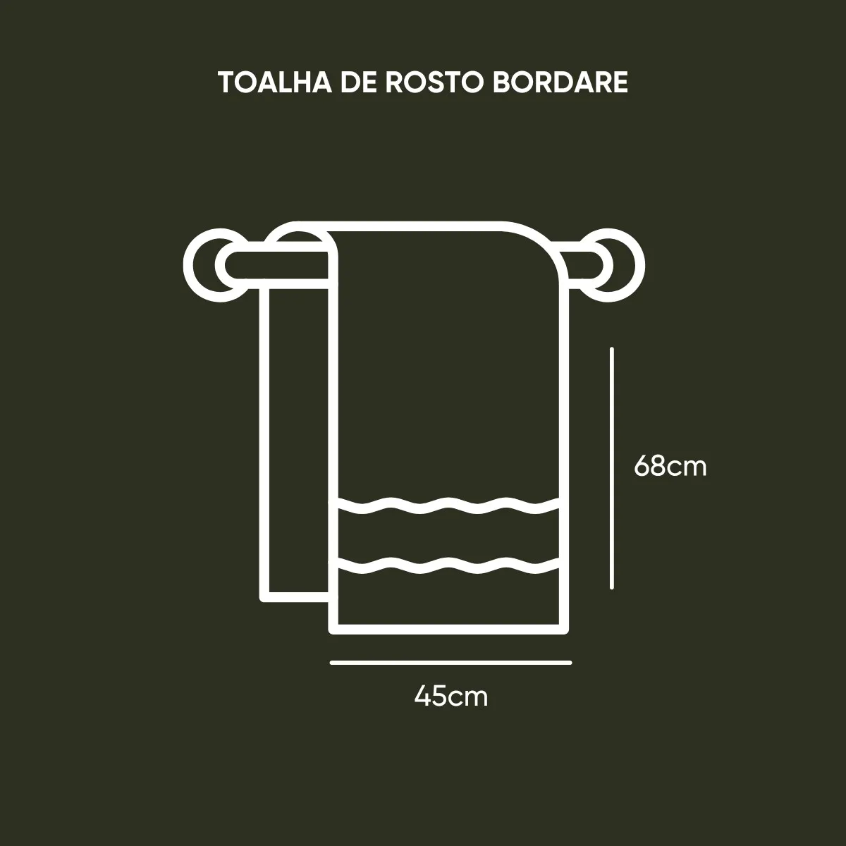 Toalha de Rosto Bordado Inglês Bordare Appel Home – 100% Algodão – Verde Ice, foto 4