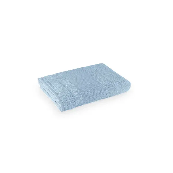 Toalha de Rosto Para Bordar Appel Home Ateliê Barra Etamine – 100% Algodão 45cm x 68cm – Azul Névoa