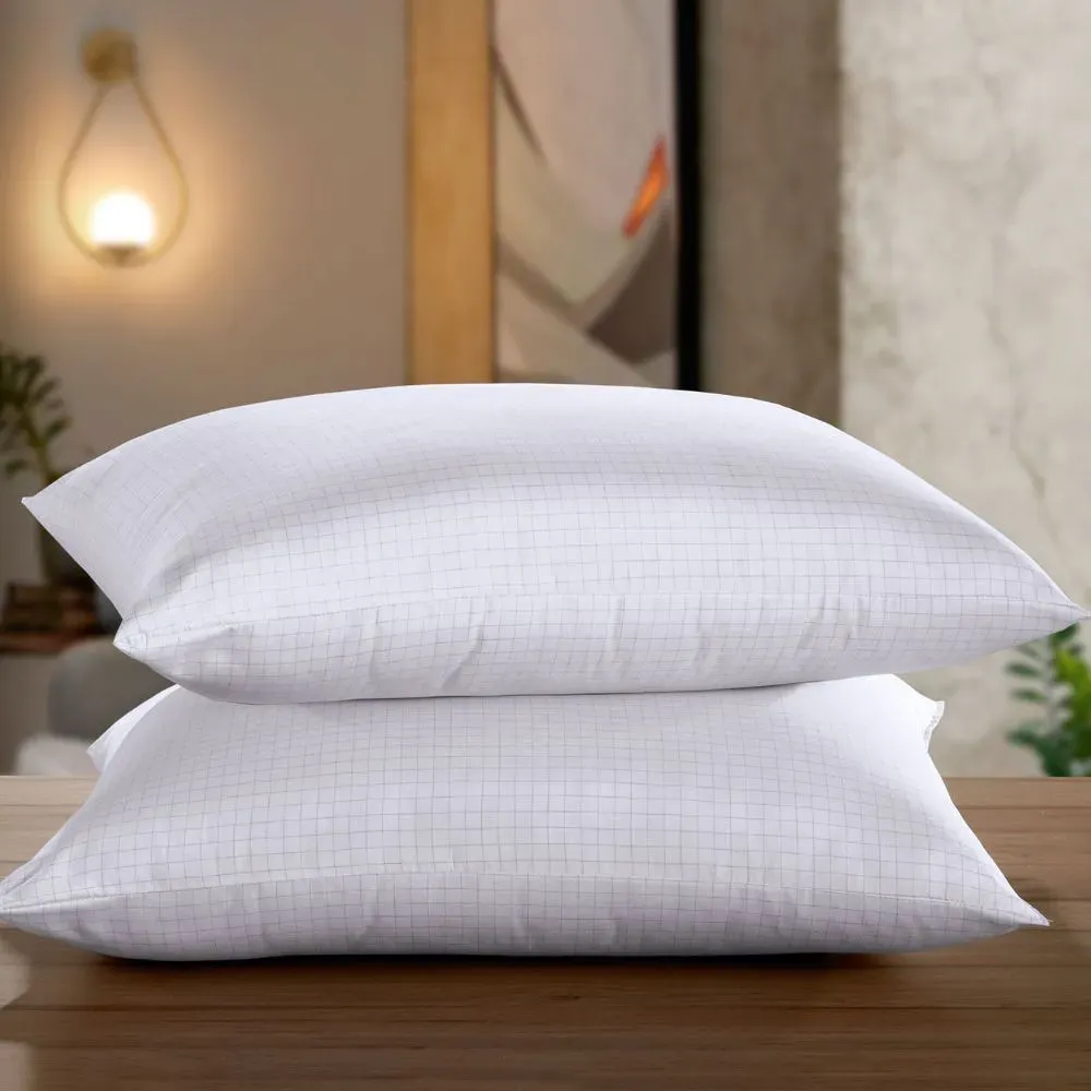 Travesseiro Hedrons Antistress Fios de Carbono – 50cm x 70cm – Branco